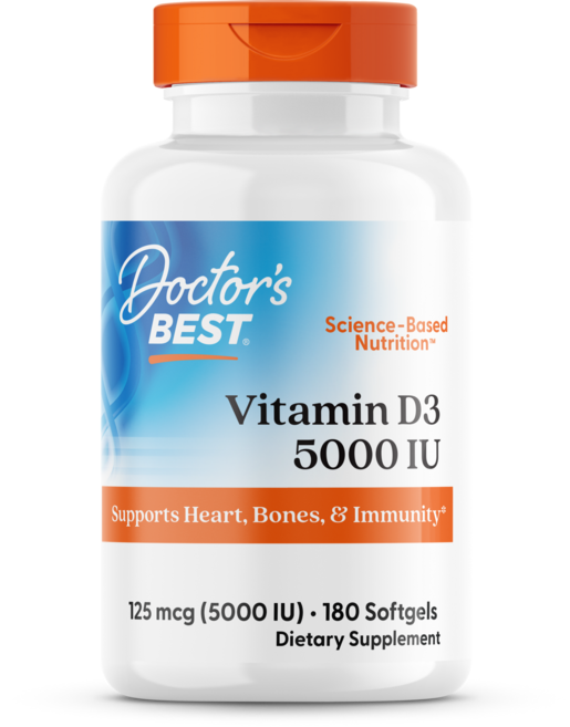 닥터스베스트 비타민 D3 5000 IU 소프트젤, 180정, 1개