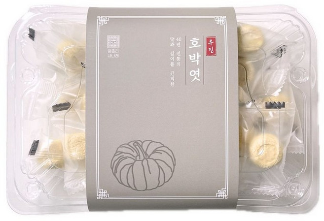 우진 호박엿 전통과자, 130g, 1개