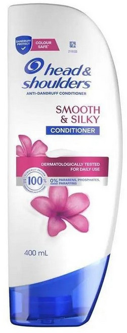 호주 헤드앤숄더 Head & Shoulders Smooth & Silky Conditioner 스무스 & 실키 안티덴드러프 컨디셔너, 2개, 400ml