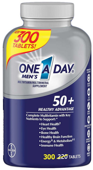 원어데이 맨즈 50+ 헬시 어드밴티지 타블렛, 1개, 300정