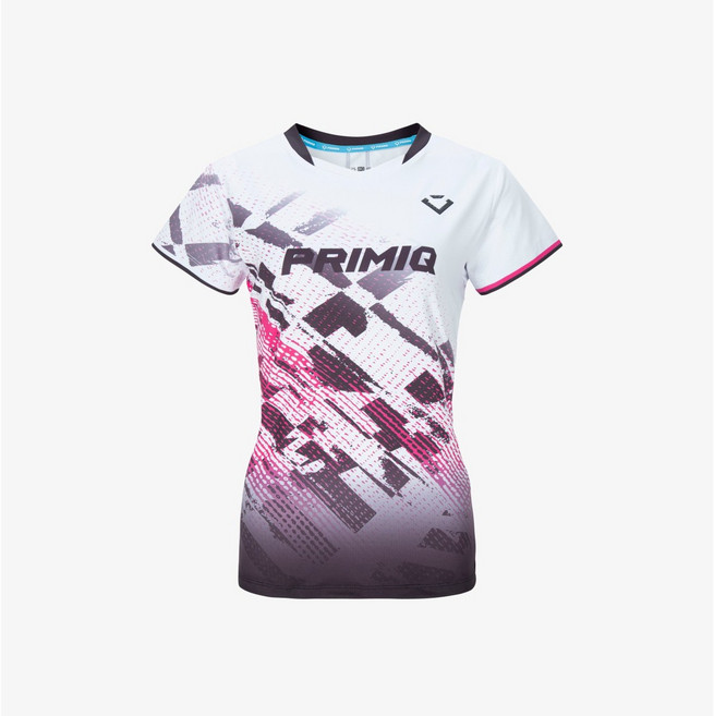 프리미크 반팔 엘리게이터 HTS25102M HTS25102F 배드민턴 테니스 스쿼시 탁구 의류 나염 단체 학생 배드민턴복 커플배드민턴 용산스포츠 용스