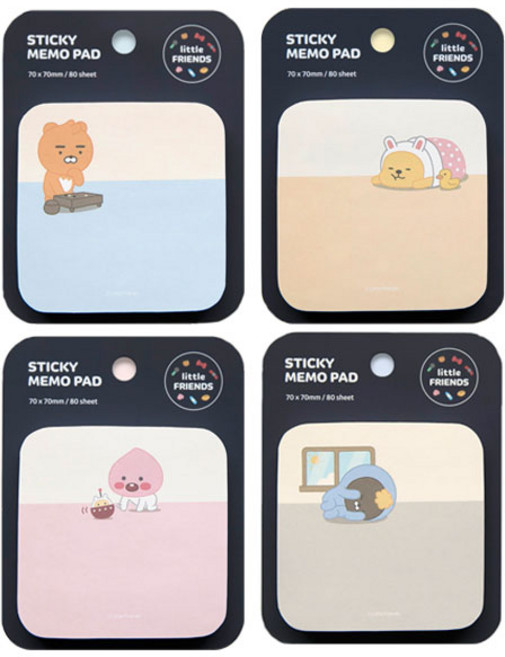 카카오 리틀프렌즈 라운드 점착 메모지 잇, 라이언