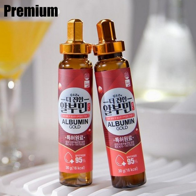 [프리미엄] 더 진한 알부민 1+1박스 총40병 바디밸런스 면역피로 만성피로 의욕상실 업무과로 기초건강증진, 20개, 30g