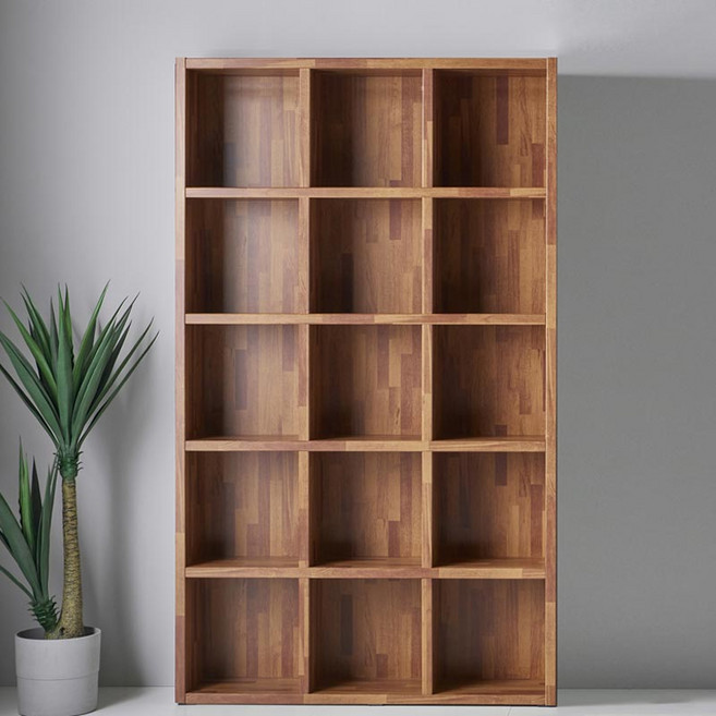 모던 5단 1200mm 서재 엔틱 빈티지 책장 멀바우