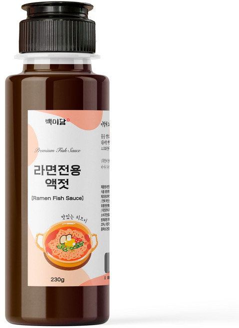 백미담 라면액젓 라면육수 미니액젓, 1개, 230g