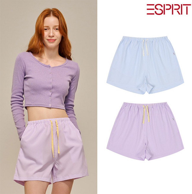 [클리어런스 특가] [에스프리]여성 스트라이프 트렁크 쇼츠 2종세트