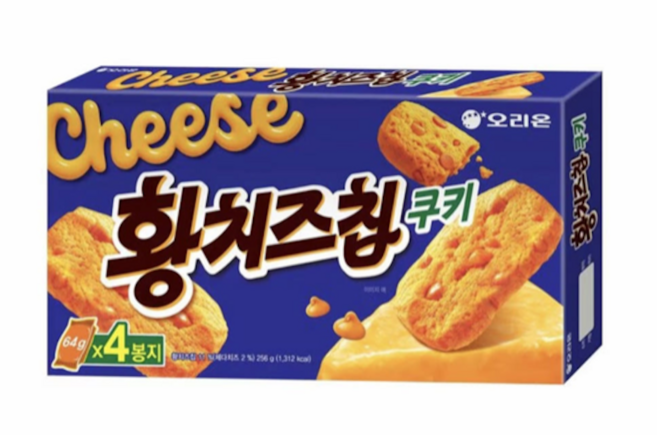 5위 - 오리온 황치즈칩 쿠키, 1개, 256g