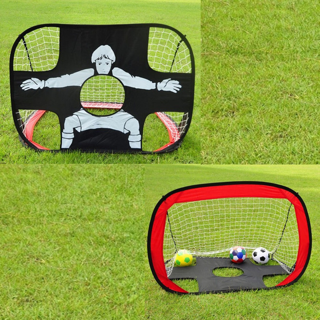 미니축구골대 간이 축구 풋살 연습 접이식 골대, 블루
