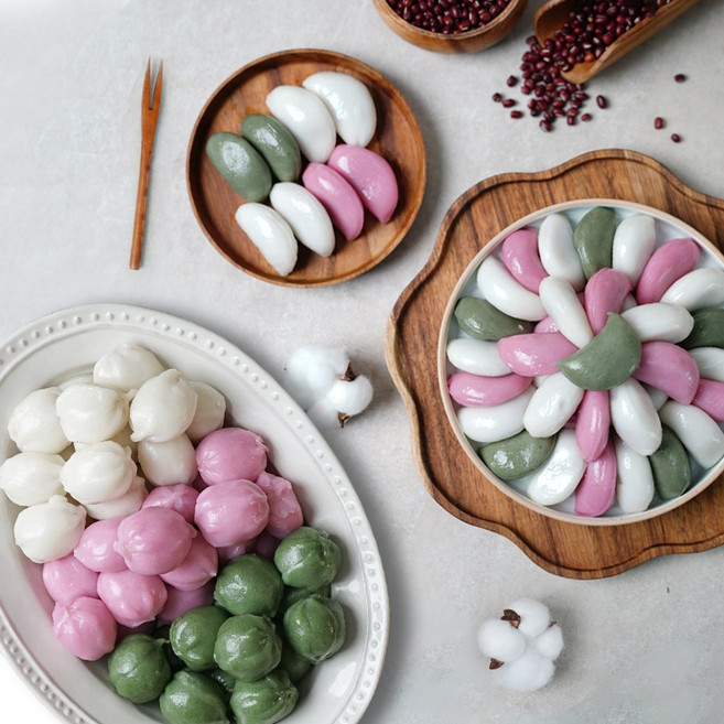 국내산 멥쌀로 만든 굳지 않는 고소미 꿀떡 1kg+바람떡 1kg, 1kg