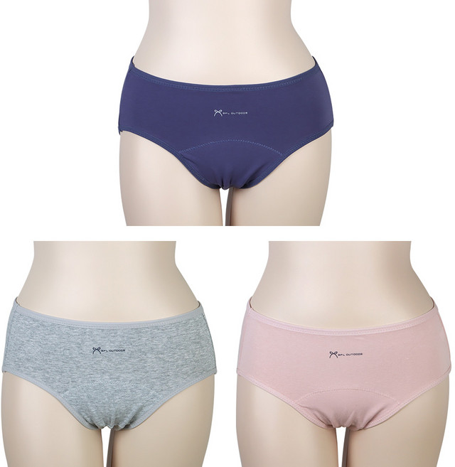 BFL 여성용 면스판 위생팬티 3매입