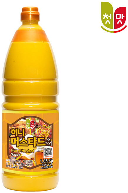 첫맛 허니 머스타드 소스, 1.85kg, 10개