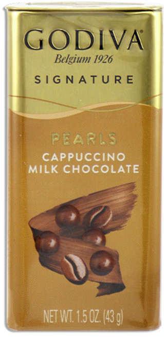 GODIVA 卡布其諾牛奶巧克力豆 (43g), 1個, 卡布其諾牛奶, 43g