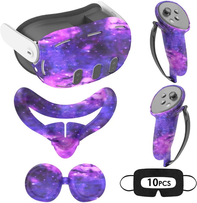 실리콘 보호 커버 쉘 케이스 Oculus Quest 3 VR 헤드셋 아이 핸들 그립 액세서리, 02 General style C