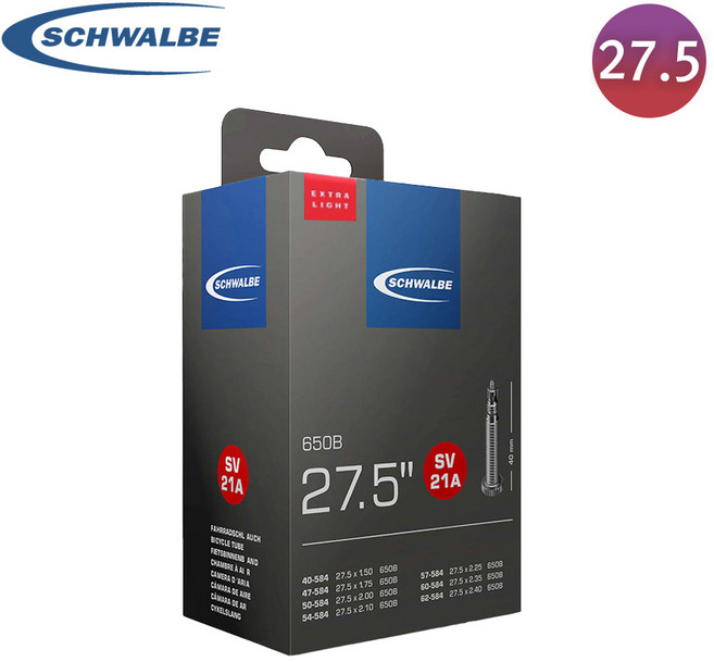 슈발베 SV21A 프레스타 튜브 27.5인치 650B 자전거용