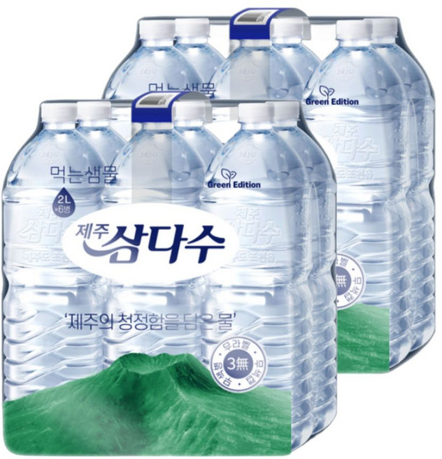 제주삼다수 그린, 2L, 12개