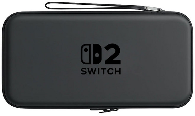 픽센드 닌텐도 스위치2 파우치 하드 케이스, 1개, 블랙, XE-240