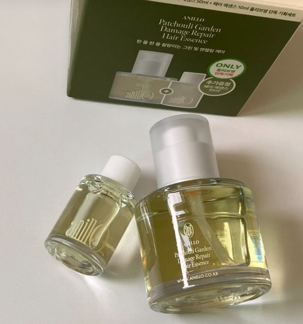 [본사 정품] 아닐로 패츌리가든 데미지 리페어 헤어 에센스 기획 세트 [미니어처 증정], 2개, 50ml