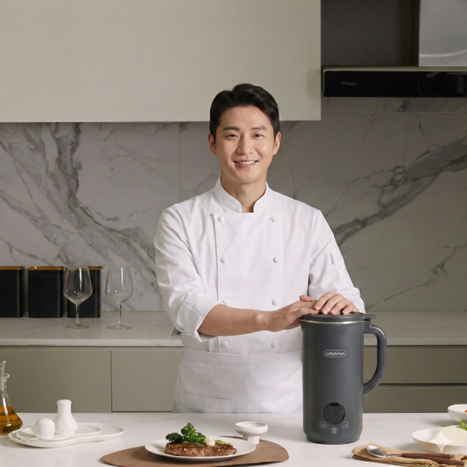 애쯔 두유제조기 대용량 자동세척 이유식 죽 두유 제조기 기계