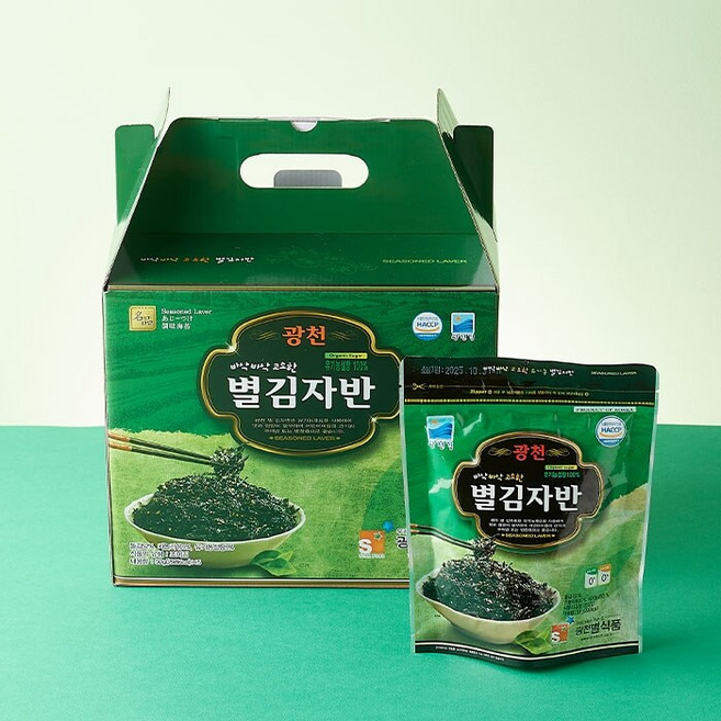 [작심밀도]산지직송 별맛 광천김자반(5봉), 5개