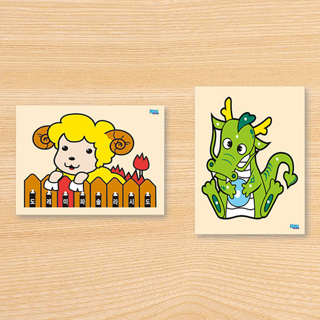 [하나몬테소리] C0237 심플 퍼즐 세트B(2종) - 문화교구 몬테소리교구, 1개