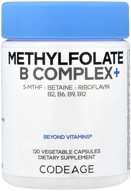 코드에이지 비타민 메틸엽산 B 복합체 캡슐 120정, 1개 - 쿠팡