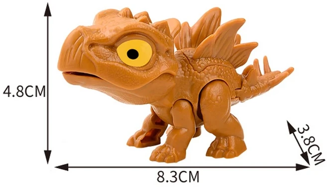 손가락 공룡 까다로운 티라노사우루스 모델 물린 손 Fidget Mosasaurus 쥬라기 디노 장난감 어린이를위한