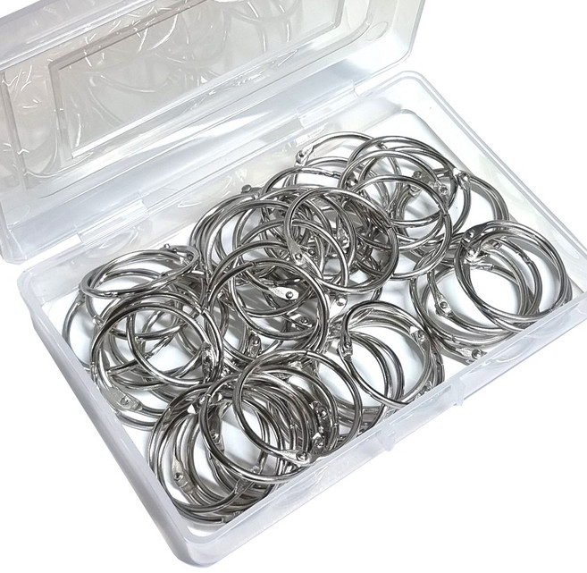 오피스펜 실버카드링 30mm(50개입) 케이스있음