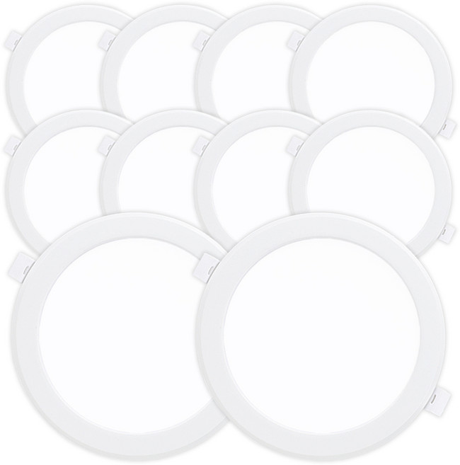 라인조명 LED 에코 6인치 다운라이트 (벌레유입방지/방습), 주광색(흰빛) 15W, 10개