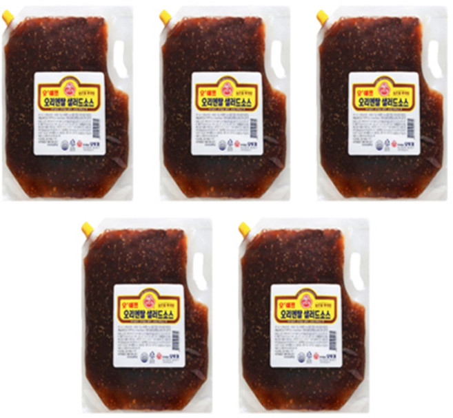 오뚜기 오쉐프 오리엔탈셀러드소스 2kg, 5개