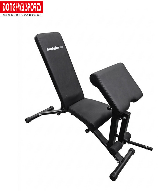 바디포스 가정용 올인원 다용도 벤치 [동화스포츠 공식 제품], 블랙