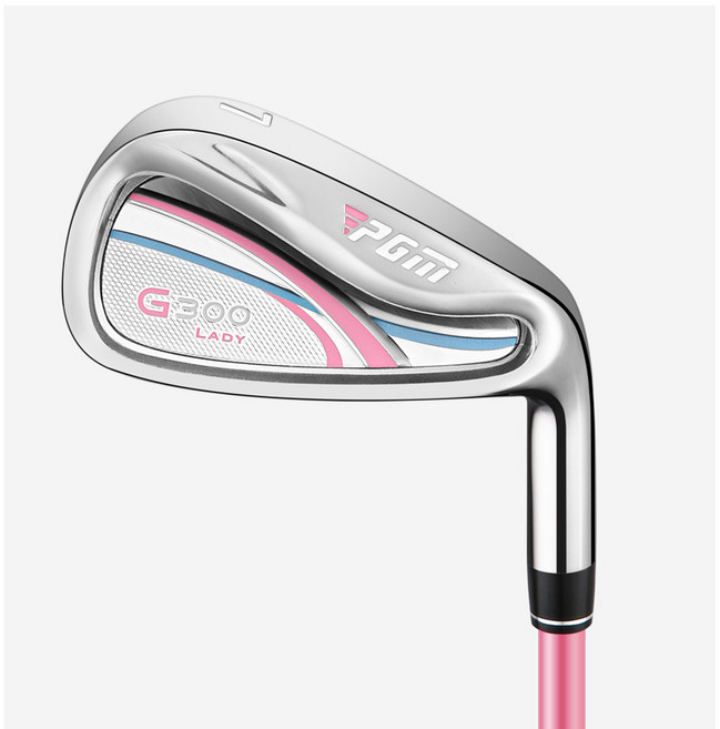 PGM G300 골프 7번 아이언 여성 스틸 그라파이트 카본, 핑크