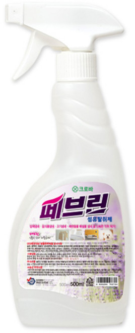 크로바 대용량 섬유탈취제 페브린 라벤더향, 1개, 500ml