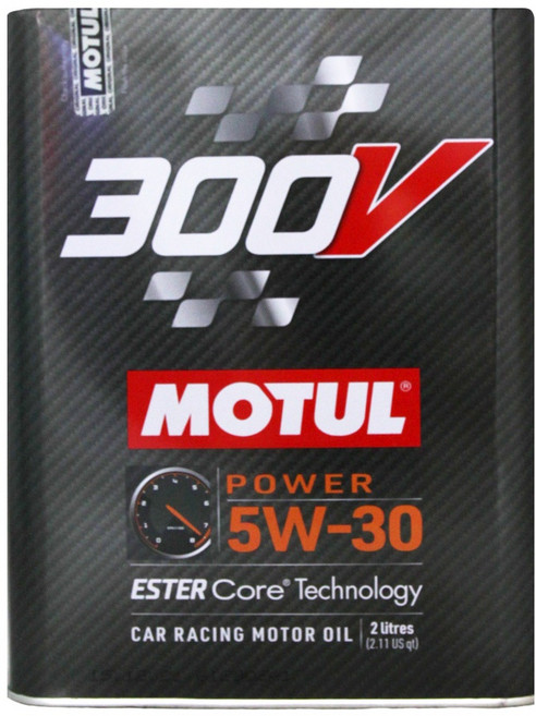 MOTUL 300V 雙酯基合成機油 適用汽柴油車 5W30 5W40 0W40 0W20 賽車級潤滑保護, 5W-30, 2L, 1罐
