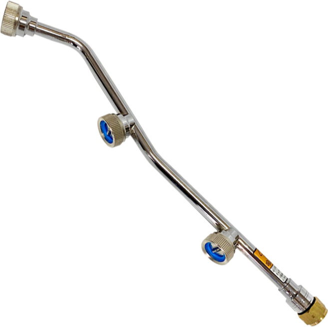 세종플렉스 국산 농약 분무기호스 칠형제 곡형노즐 3구, 실버, 1개