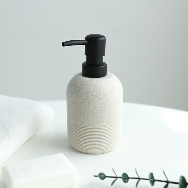 케이트가든 샌드 디스펜서 호텔 인테리어 핸드워시 욕실 주방 세제 리필 용기, 아이보리