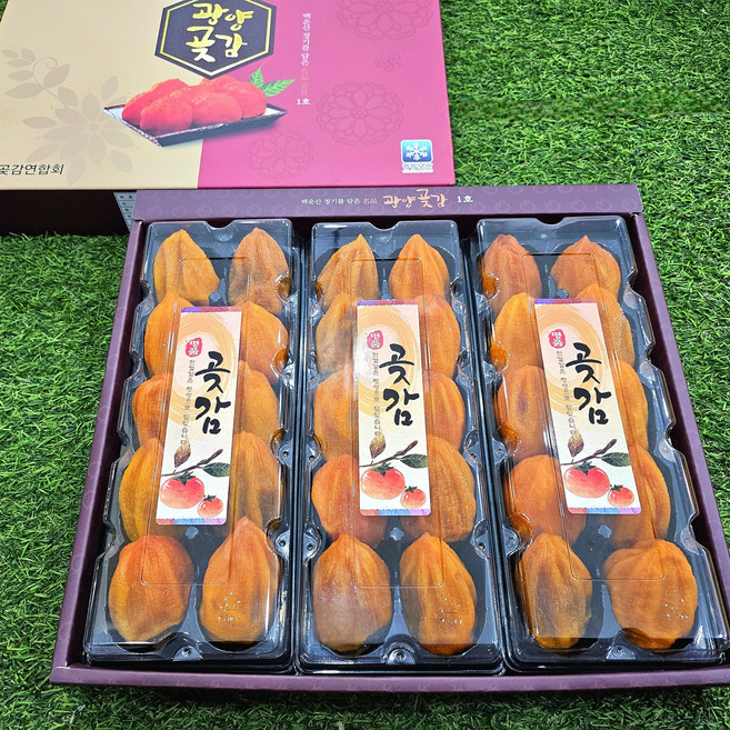 광양 대봉곶감 반건시 곶감 가정용 설 명절선물세트, 1개, 대봉곶감 1호 30과