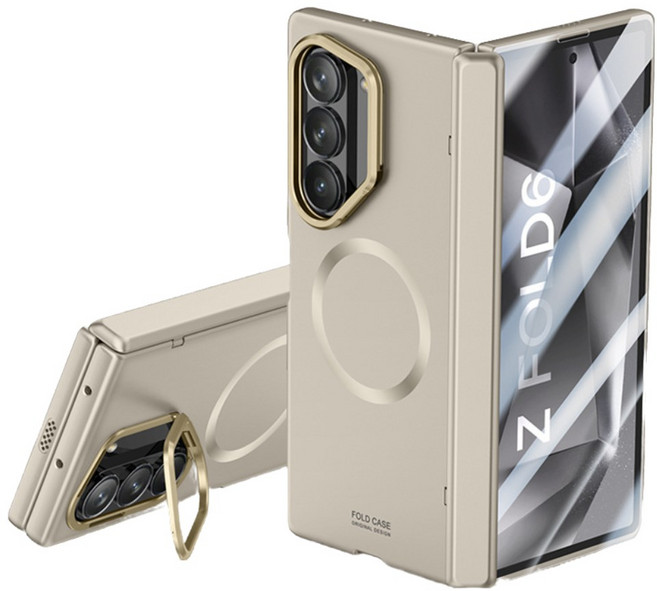 Z폴드6 Z폴드7 액정풀커버 힌지보호 맥세이프호환 마그네틱 거치대케이스 강화유리 올인원케이스