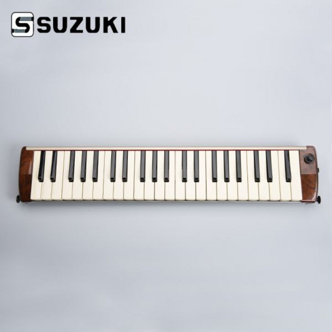 하모니카 호환 스즈키 해몬드 PRO-44H 어쿠스틱 일렉트릭 멜로디온 44 키 멜로디카 케이스 포함 전문 공연, 1개