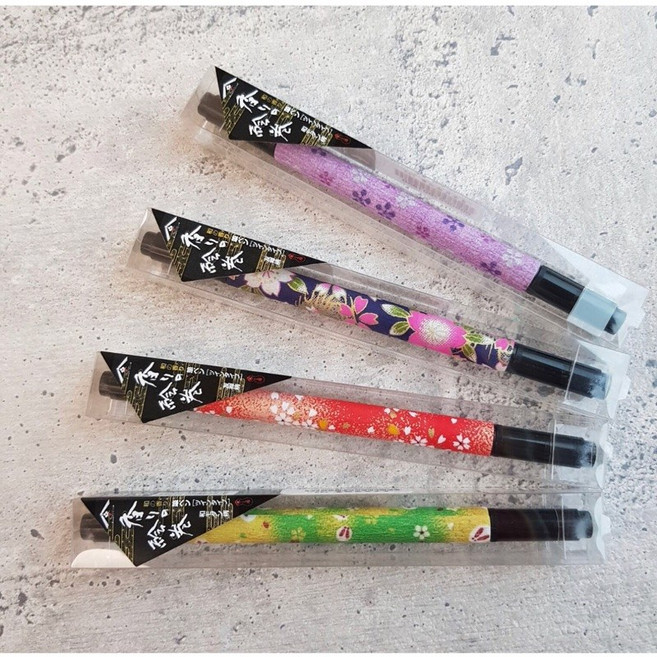 SHUNYOEN 雙頭毛筆 白檀香氣 日本原裝, 1個, 紫色款