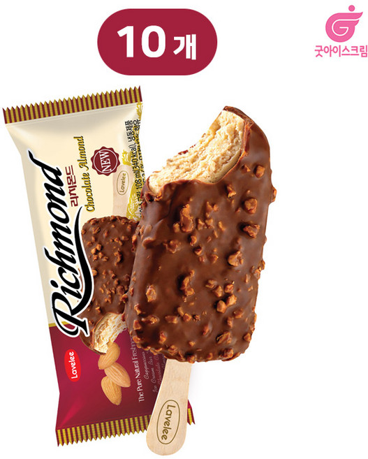 라벨리 리치몬드 아이스크림, 108ml, 10개