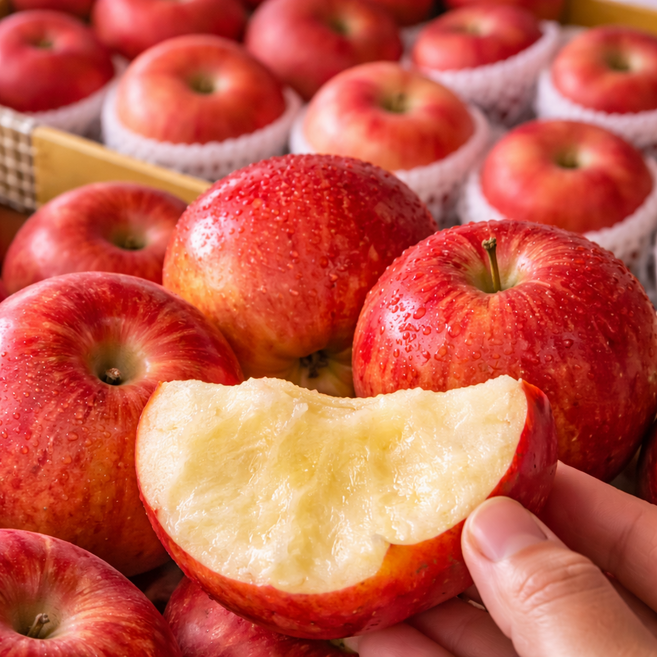 [마진없는] 1+1 충남 예산 꿀송송 달콤콰삭 햇 부사 사과 5KG (총 10키로배송) 대과, 1박스, 10KG