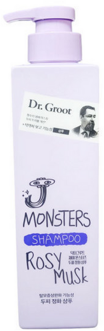 닥터그루트 제이몬스터 샴푸 머스크향 400ml 정수리냄새/두피트러블, 1개