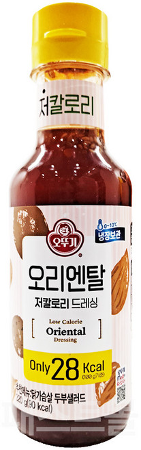 오뚜기 저칼로리 오리엔탈드레싱, 320g, 1개