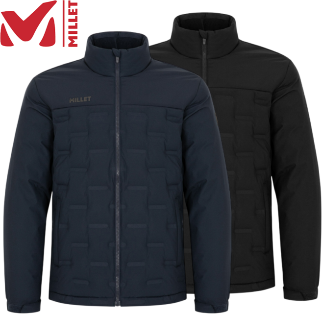 [매장발송] 밀레 남성 경량패딩 캠핑 트레킹 등산 작업 현장 간절기 초경량 다운 자켓