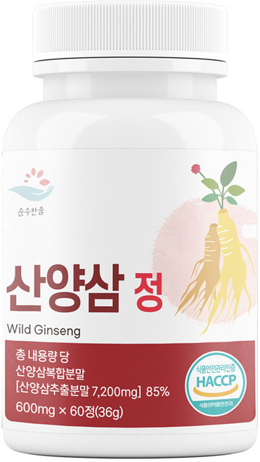 임파워드 산양삼 복합추출분말 고함량 진세노사이드 폴리페놀 정 600mg, 1, 300