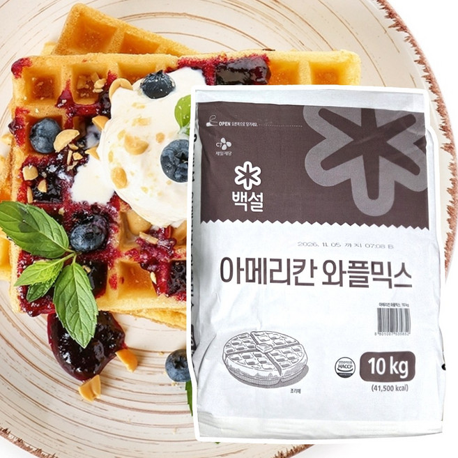 백설 아메리칸 와플믹스, 10kg, 1개