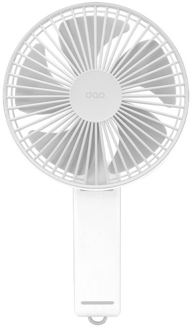 다오 빅팬 휴대용 선풍기 캠핌 손풍기 BLDC 무선 핸디 접이식 탁상용 유모차 보조배터리, 크림화이트