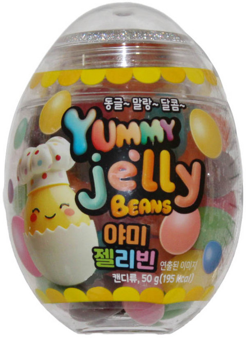 야미 젤리빈 계란모양, 1개, 50g