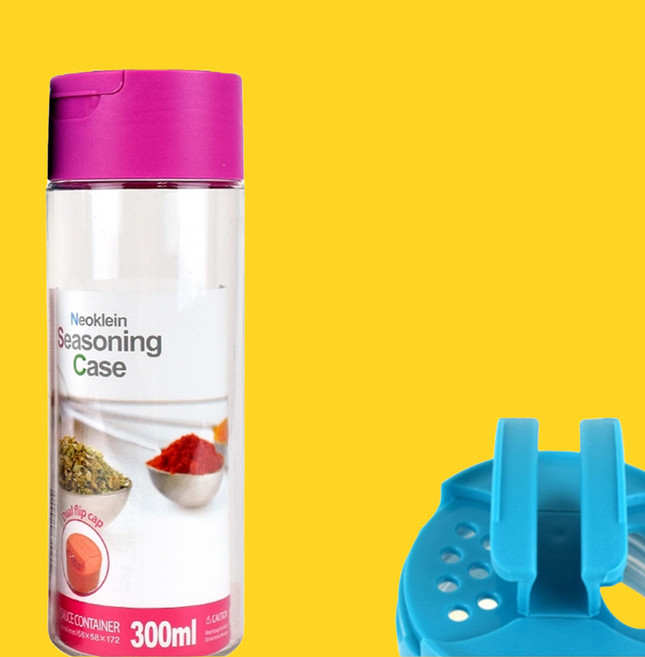 높이 16.5CM 양념통 조미료 설탕 소금 후추 고추가루 보관 용기, 1개