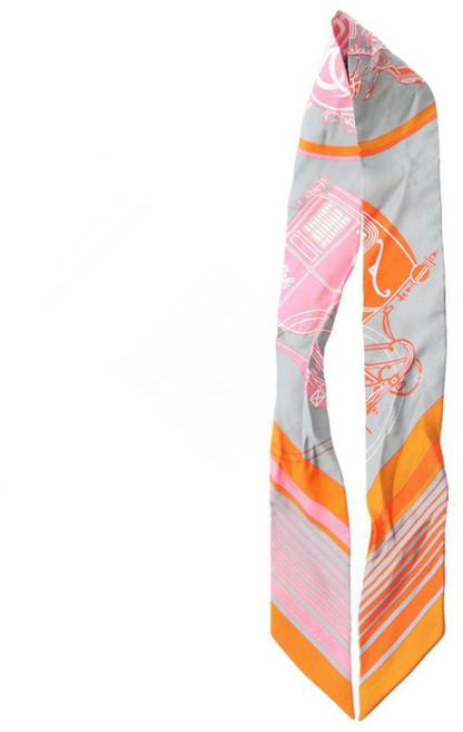 에르메스 중고 엑스 리브리스 리본 실크 스카프